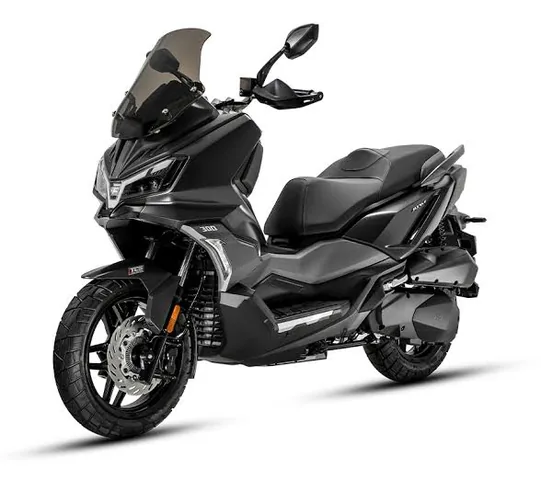 SYM ADX 300cc scooter for hire at Corfu Motor Rent, Ipsos