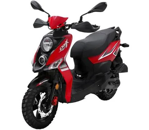 SYM Crox 50cc scooter for hire at Corfu Motor Rent, Ipsos